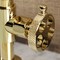 Kingston Brass KS2172RKX Bridge Bathroom Faucet with Push Pop-Up, Polished Brass KS2172RKX - alternate 3